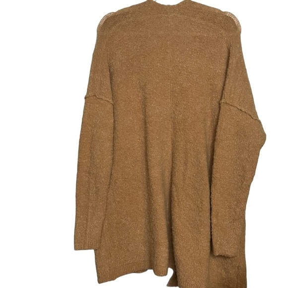 Free People Phantom Cardigan Size Small Camel Mohair Duster FLAWED. - Picture 4 of 10